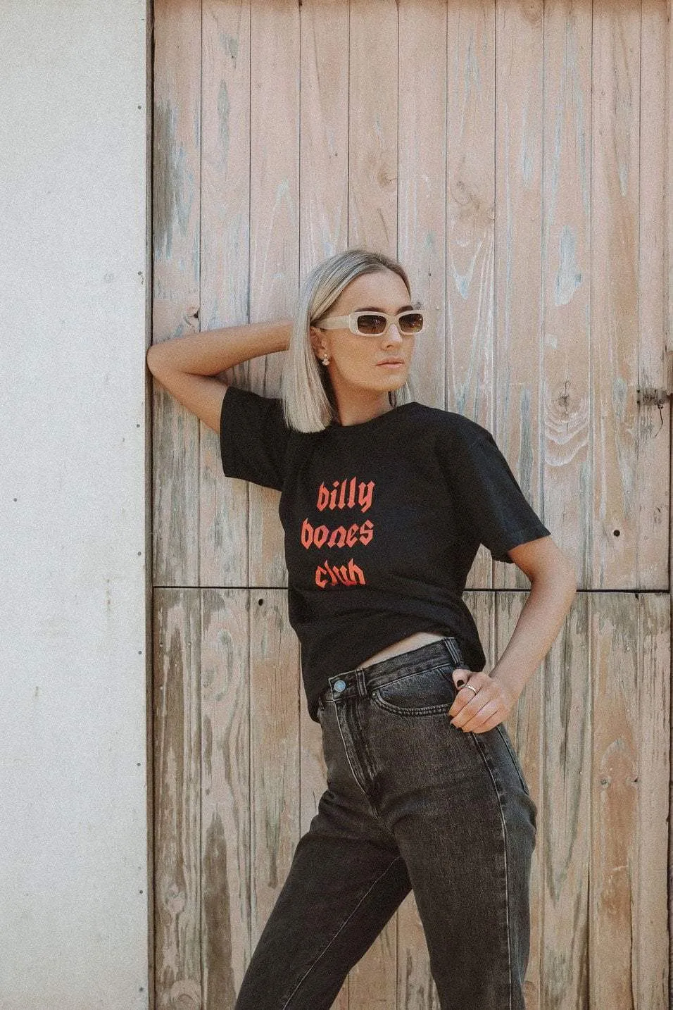 BILLY BONES UNISEX SCREAM TEE - VINTAGE BLACK