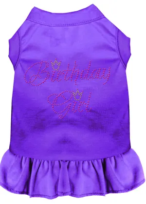 Birthday Girl Rhinestone Dress Purple Xxxl