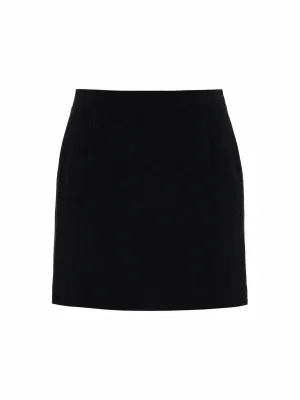 Bouclé Mini Skirt