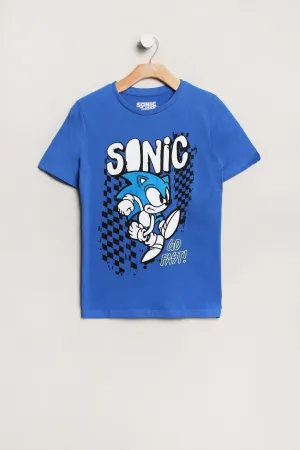 Boys' Sonic The Hedgehog Graphic Classic Tee