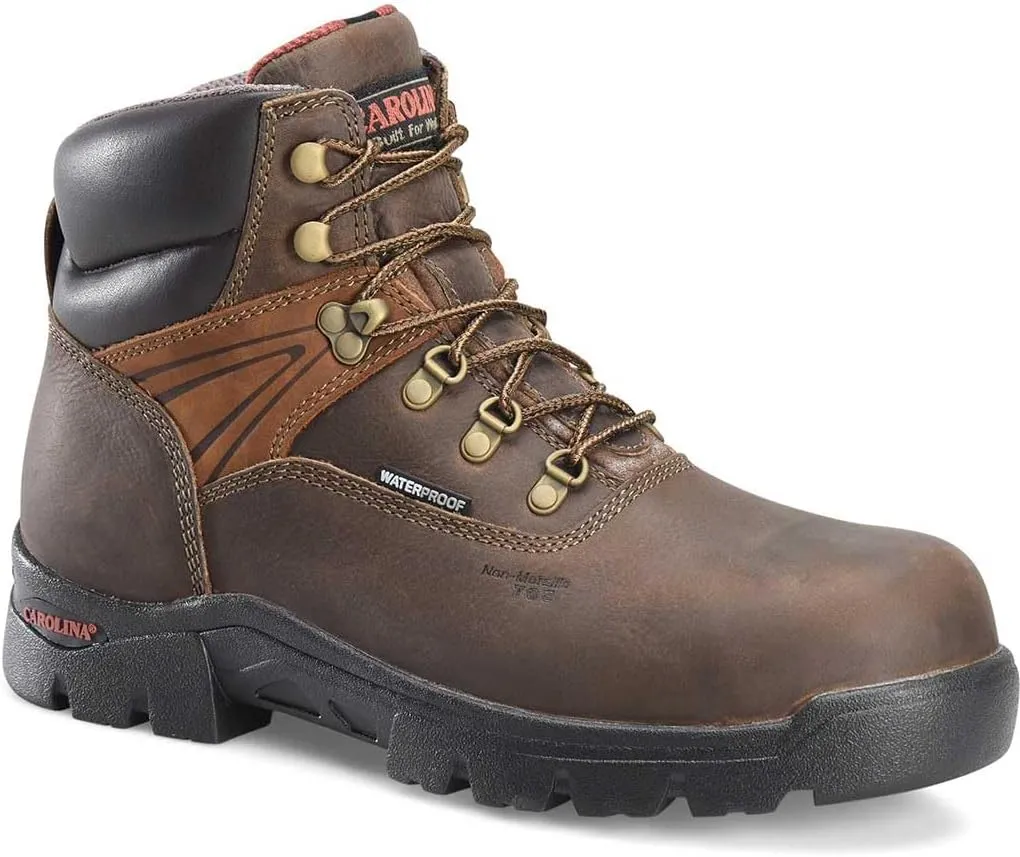Carolina Men's CA5537 Hook 6Composite Toe Waterproof Work Boot Dark Brown 9.5 D