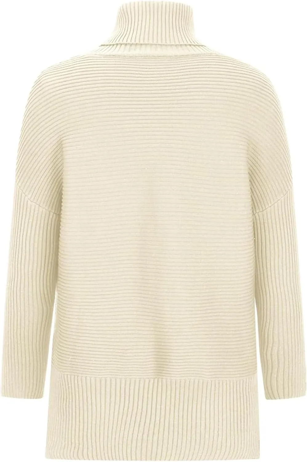 ChicCrate Women's Oversized Turtleneck Sweaters Casual Long Sleeve Tunic Sweater Chunky Knit Pullover Tops Blouse