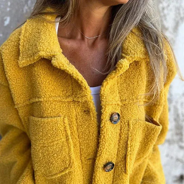 Dahlia -  Cozy Short sherpa jacket