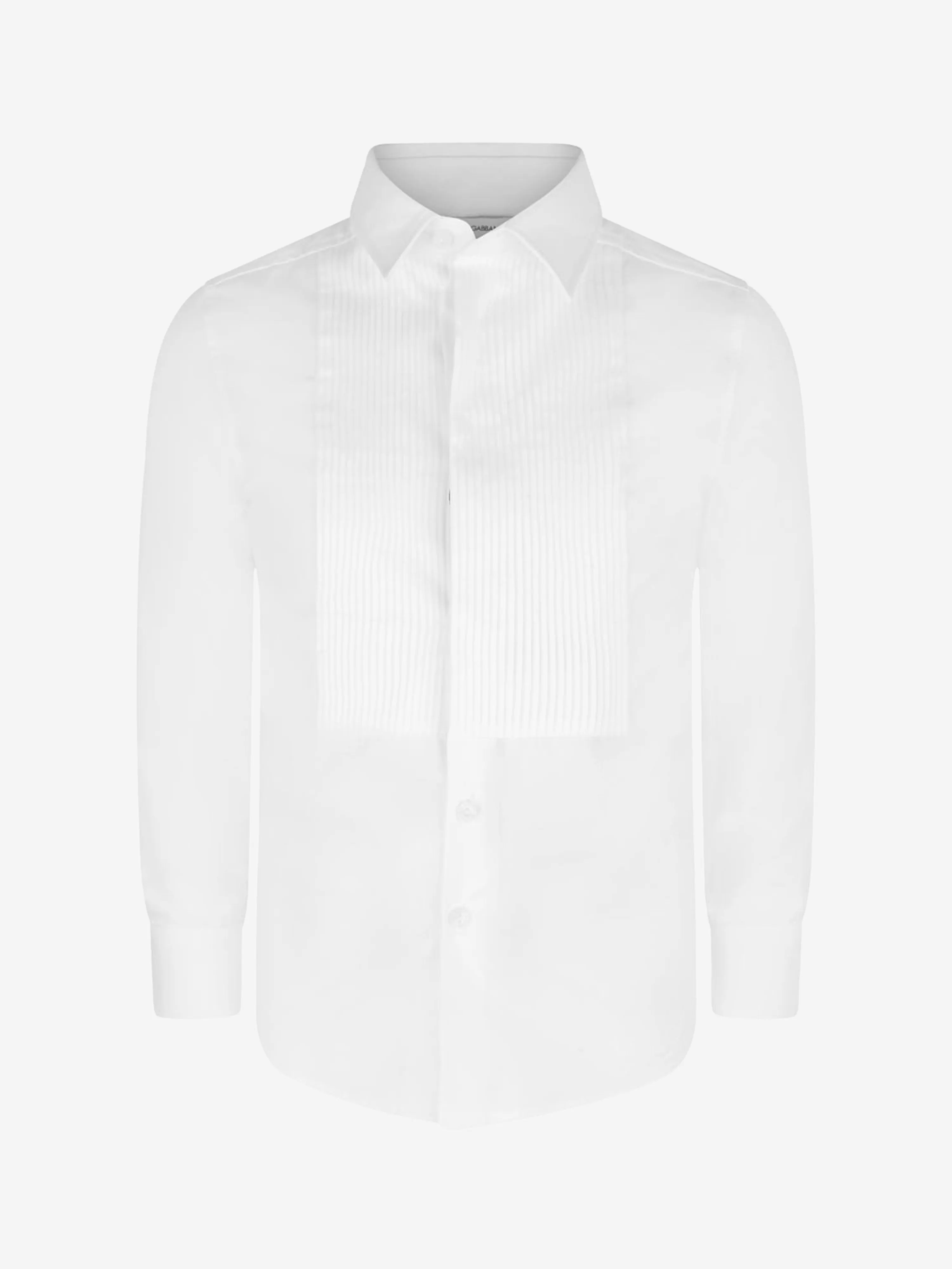 Dolce & Gabbana Boys Shirt- Cotton Tuxedo Shirt