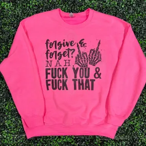 Forgive and Forget? Nah Top Design