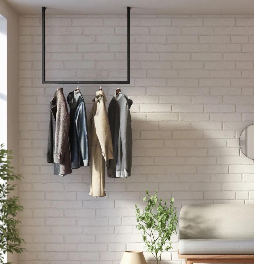 Frame Joey - Ceiling-mounted clothes rail