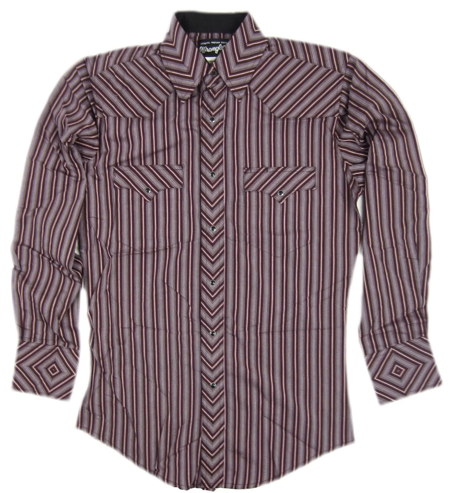 Men's Wrangler Silver Edition Long Sleeve Western Shirt
