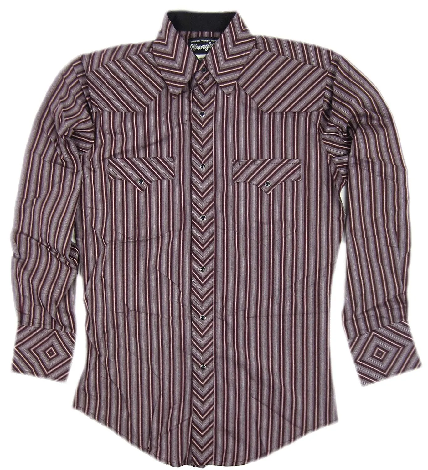 Men's Wrangler Silver Edition Long Sleeve Western Shirt