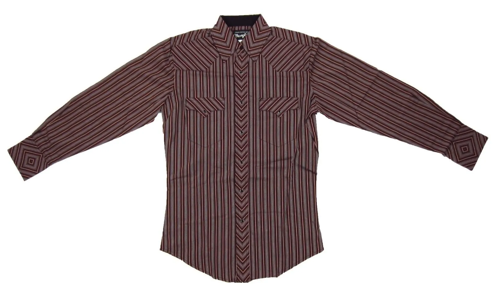Men's Wrangler Silver Edition Long Sleeve Western Shirt