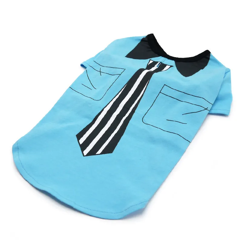 NECKTIE TEE DOG SHIRT