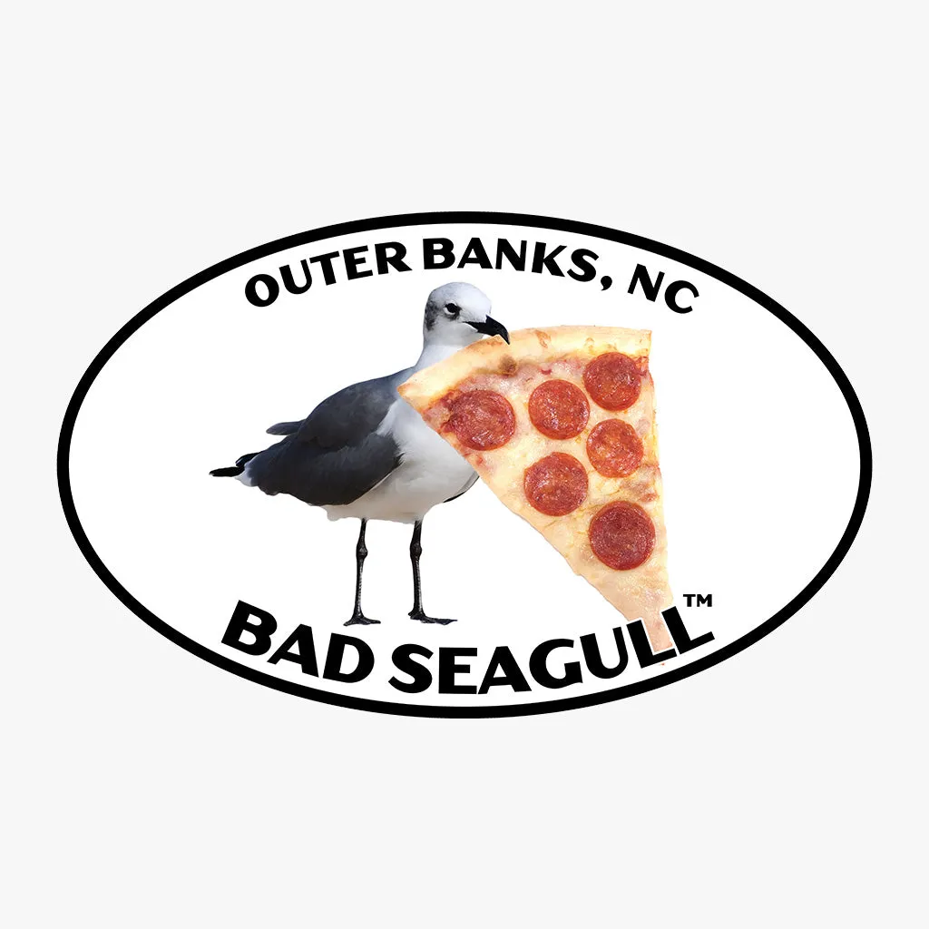Outer Banks Bad Seagull with Pizza Tee