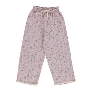 Pants Claudia Flower Lilac Floral