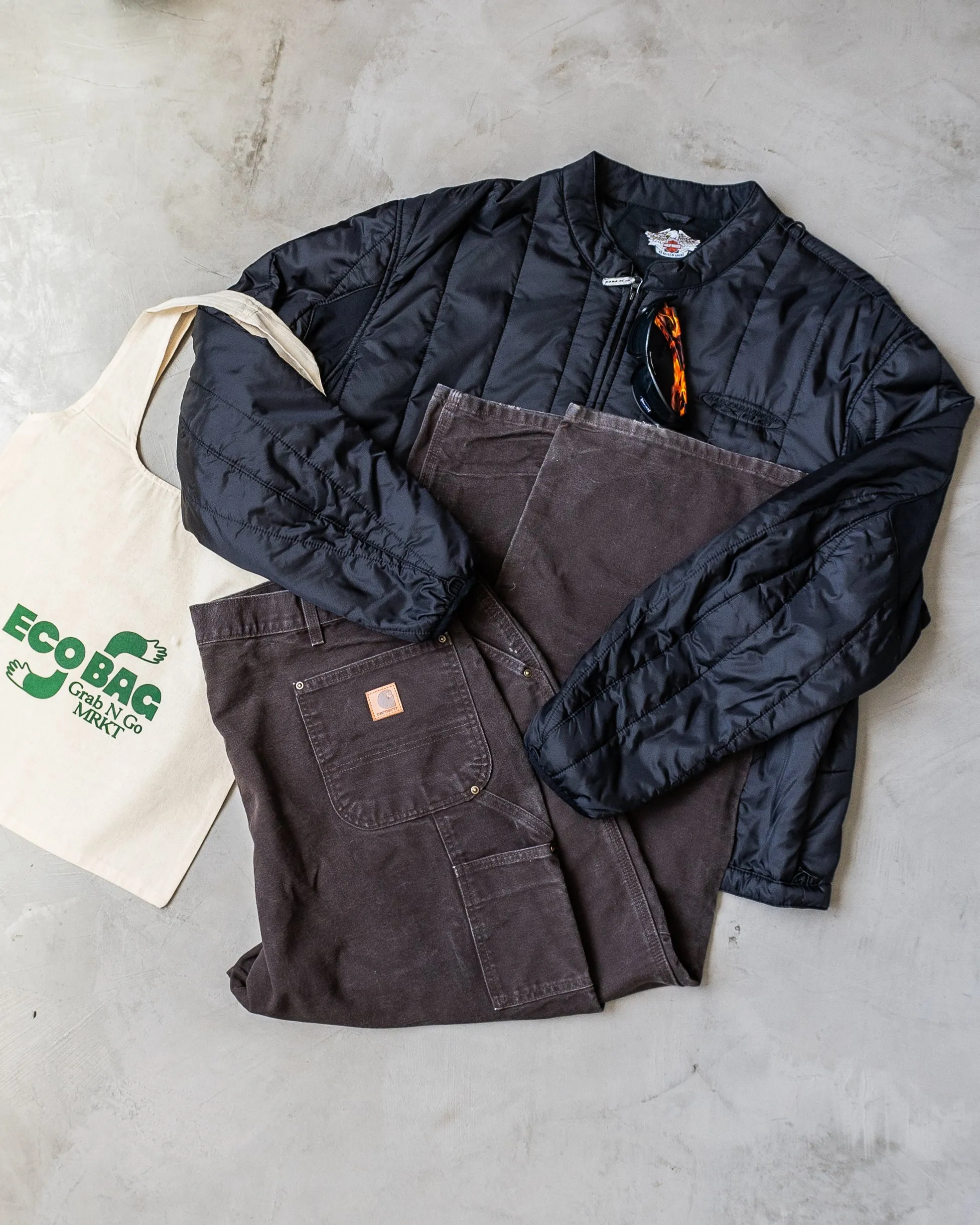 "Fresh Fit Basket" Vintage Jacket, Pants and Sunglasses
