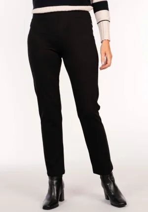 Regular Straight Ponte - Black