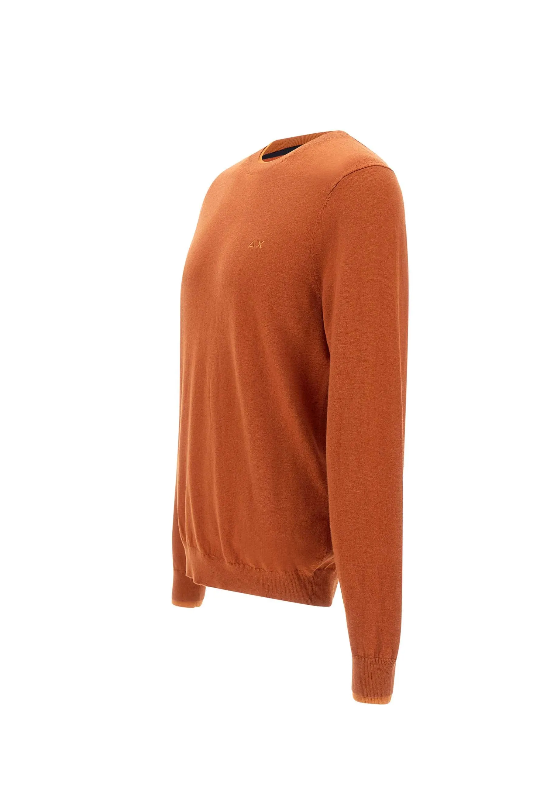 Rust Crew Neck Sweater for Men