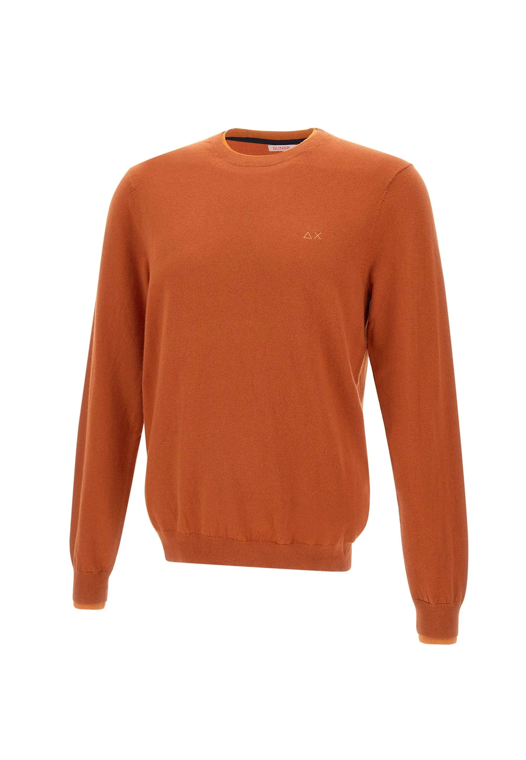 Rust Crew Neck Sweater for Men