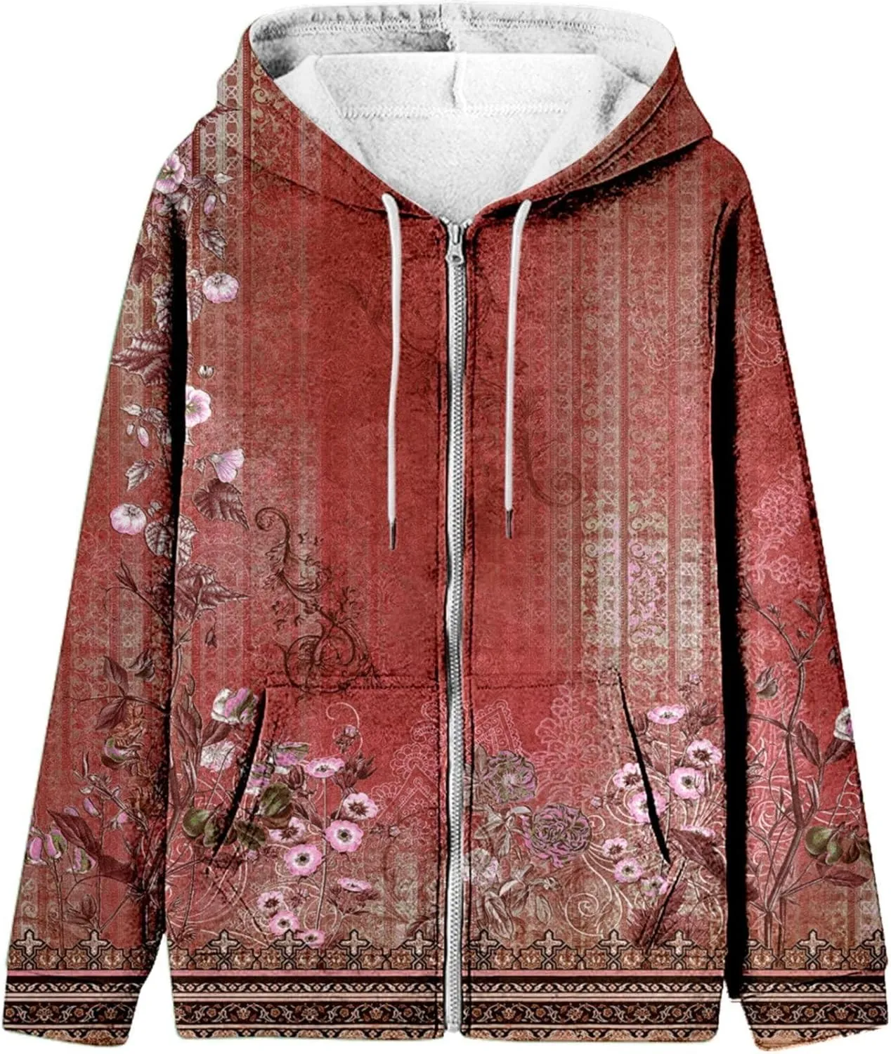 SHAOBGE Heavy Womens Sweatshirt Spring And Autumn Fashion Hooded Sweatshirt Long Sleeve Zipper Sport Coat Loose Women's