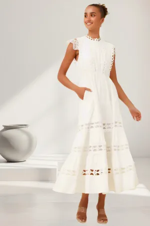 Sicily White Lace Dress