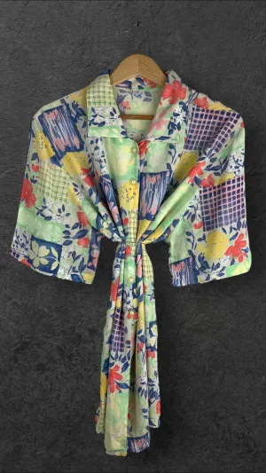 THE UNTAGGED BUTTON UP VINTAGE SHIRT UK 16-18