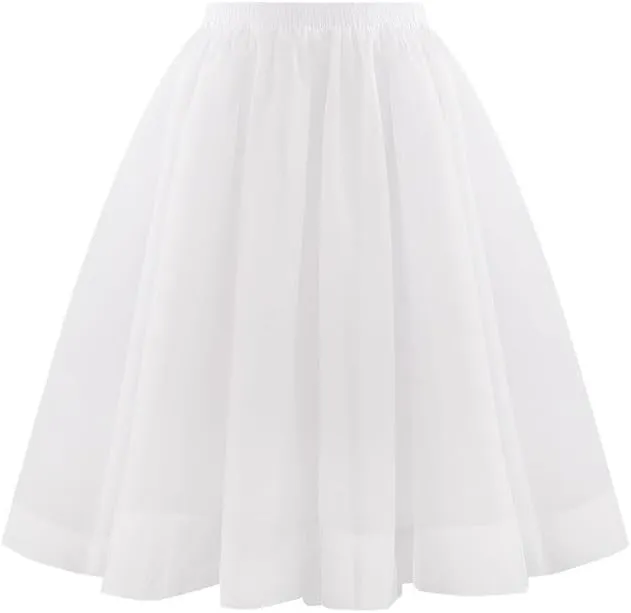 Tulle Skirts for Women Solid Color Fashion Layered Knee Length Mini Skirt 2025 Casual Cute Puffy Wedding Prom Skirts