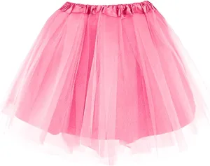 Tutus for Girls Adult Tutu Skirt 3 Layer Tulle Tutu for Women and Teens Long Floral Skirts for Women Tutus for Girls