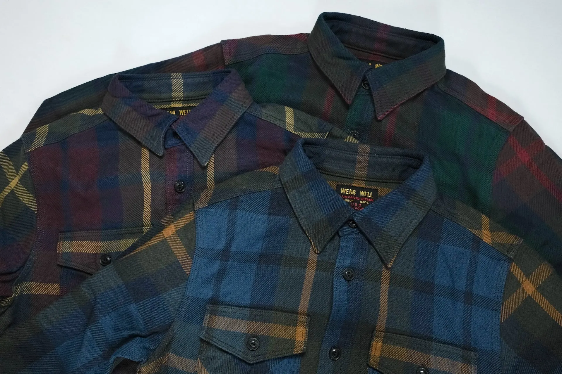 UES 15.5oz Ultra-Heavyweight Flannel Utility Workshirt (Maple Red)