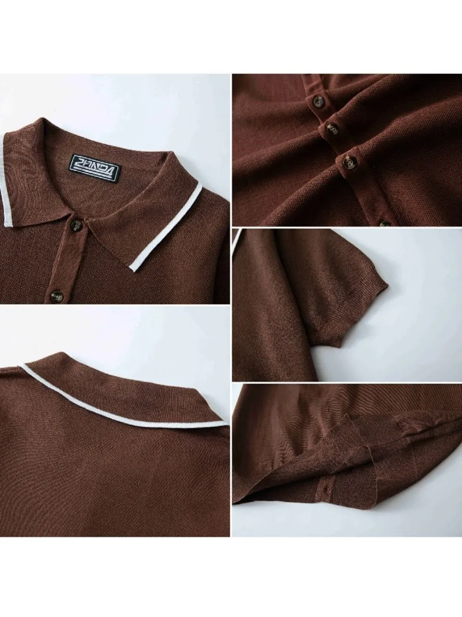 Vintage Button Up Knit Shirt