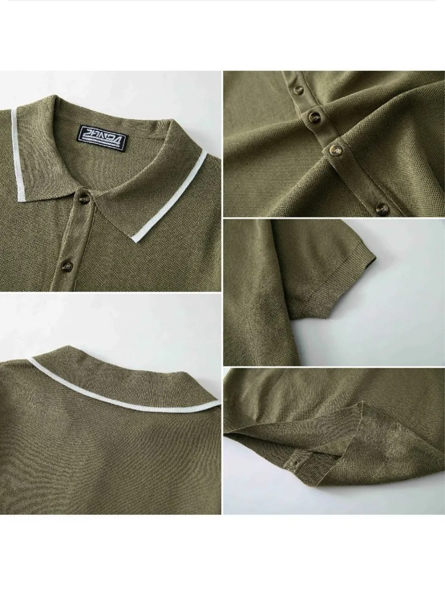Vintage Button Up Knit Shirt