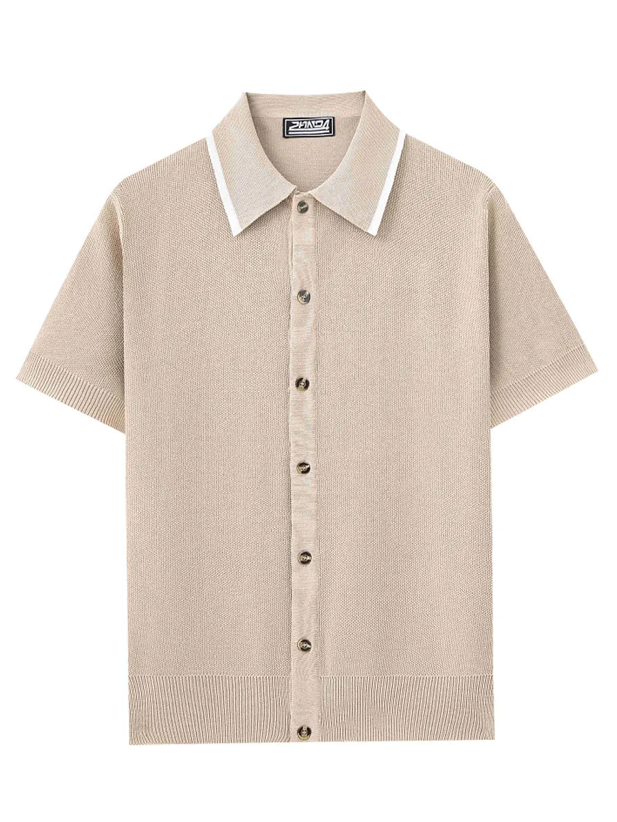Vintage Button Up Knit Shirt