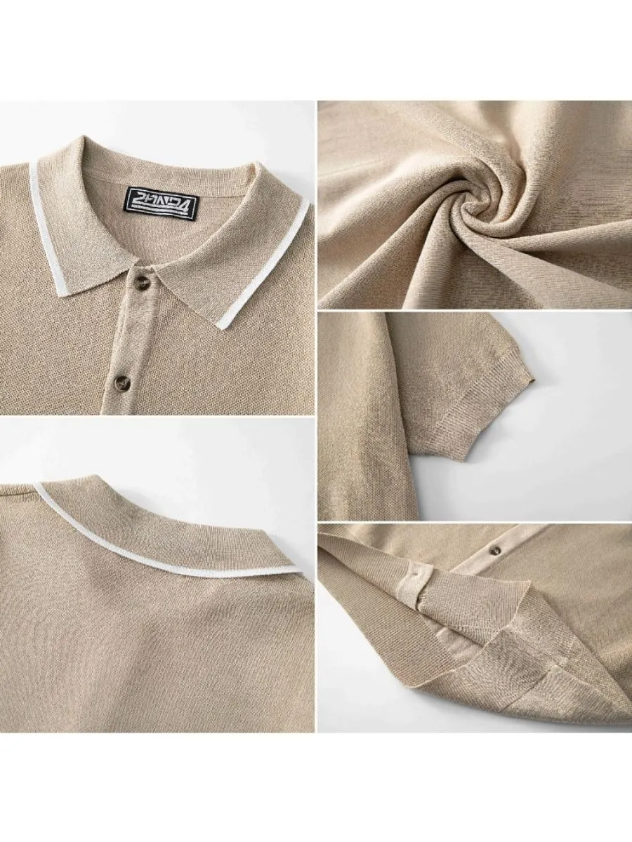 Vintage Button Up Knit Shirt