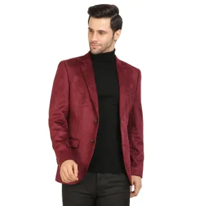 Wine Suede Jacket