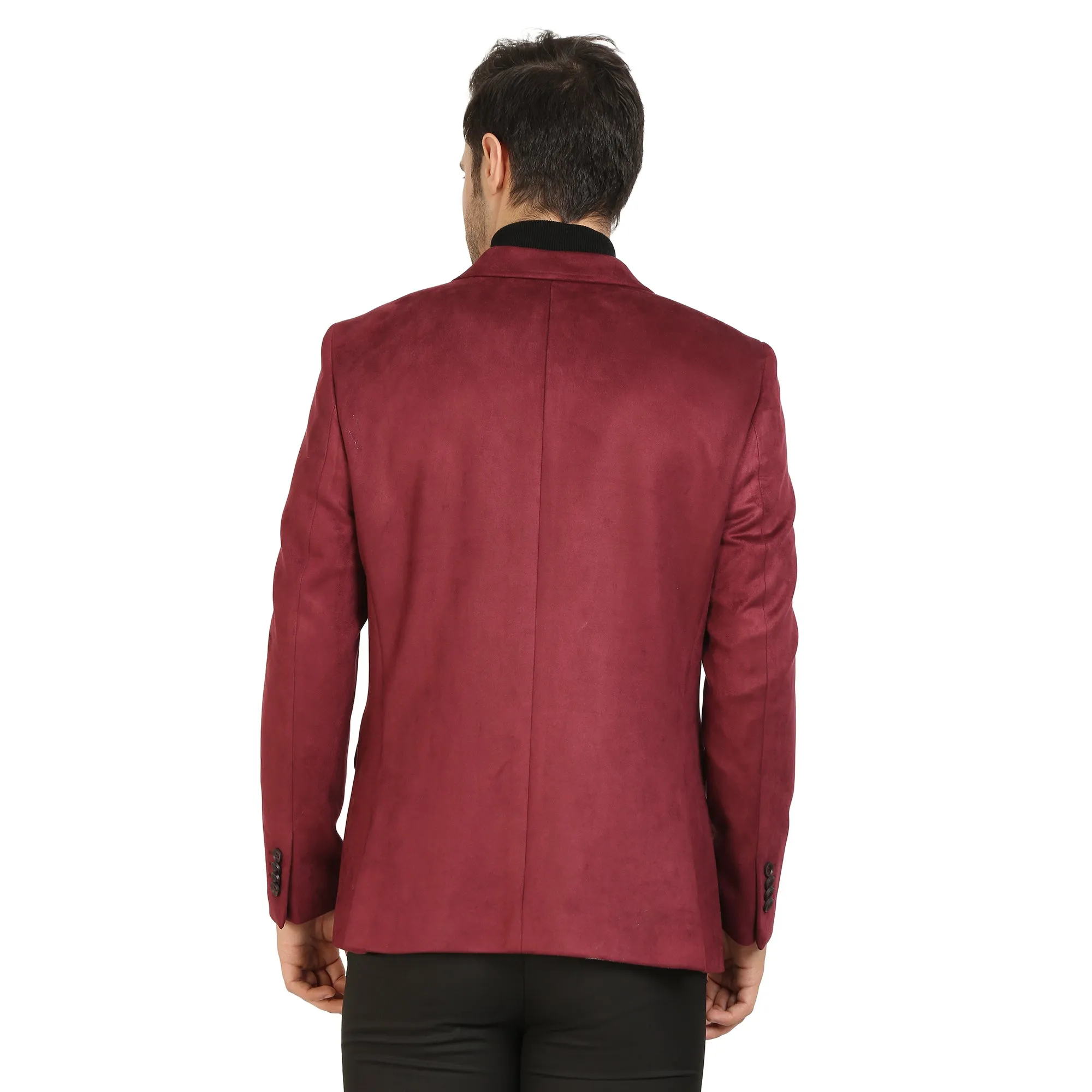 Wine Suede Jacket