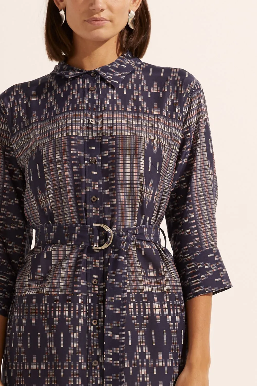 Zoe Kratzmann Pinpoint Dress - Midnight Aztec